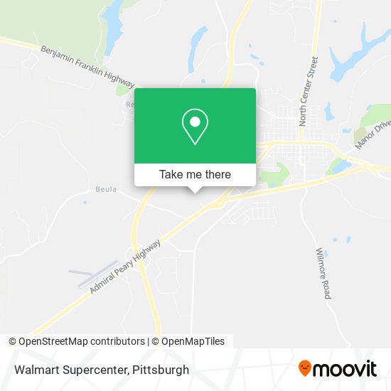 Mapa de Walmart Supercenter