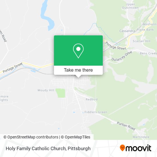 Holy Family Catholic Church map