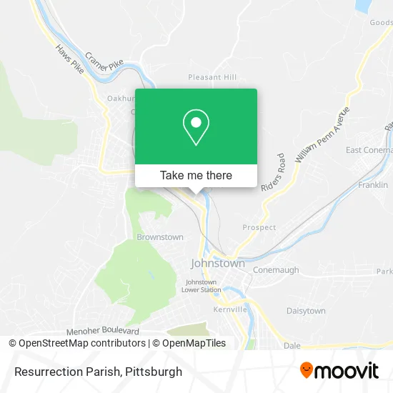 Resurrection Parish map