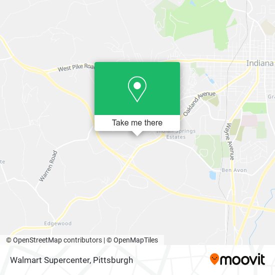 Mapa de Walmart Supercenter