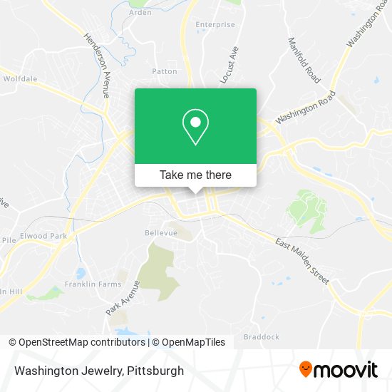 Mapa de Washington Jewelry
