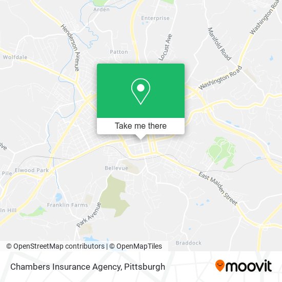 Chambers Insurance Agency map