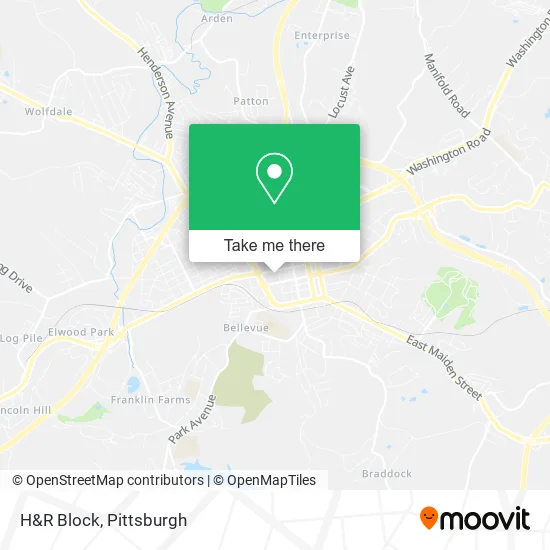 H&R Block map