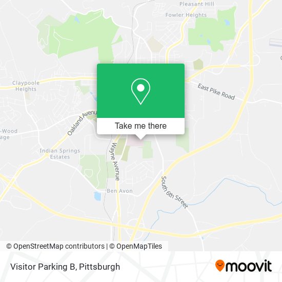 Visitor Parking B map