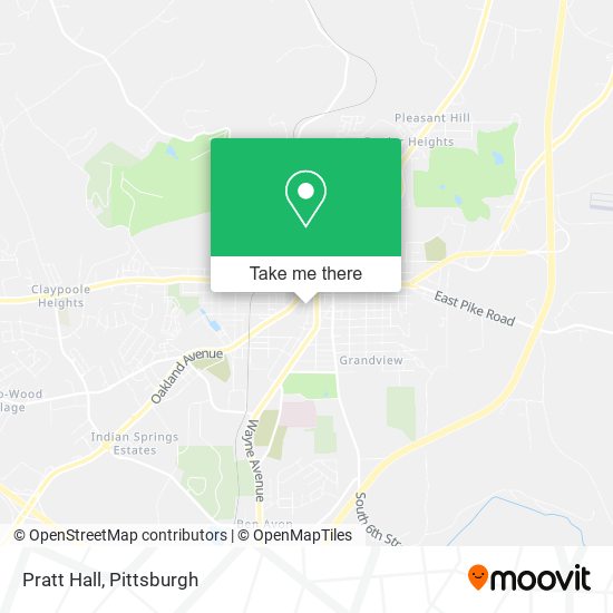 Mapa de Pratt Hall