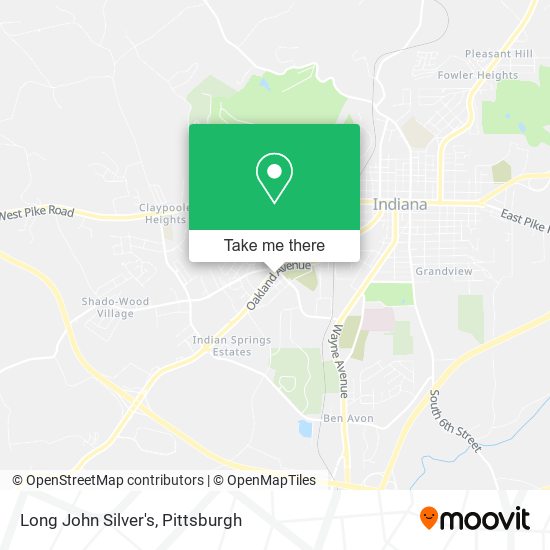 Long John Silver's map