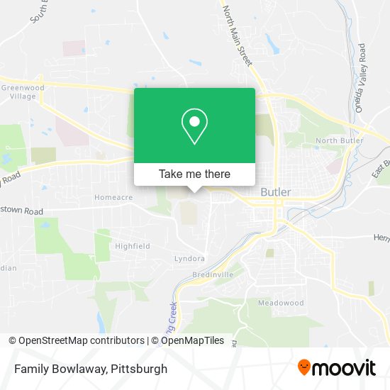 Family Bowlaway map