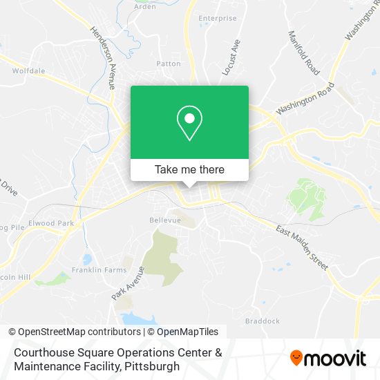 Courthouse Square Operations Center & Maintenance Facility map