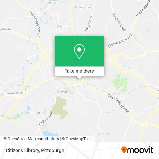Mapa de Citizens Library