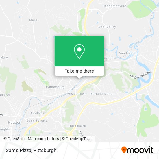 Mapa de Sam's Pizza