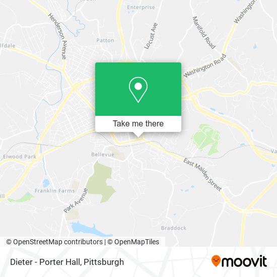 Mapa de Dieter - Porter Hall
