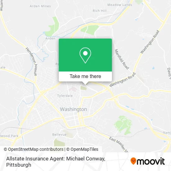 Allstate Insurance Agent: Michael Conway map