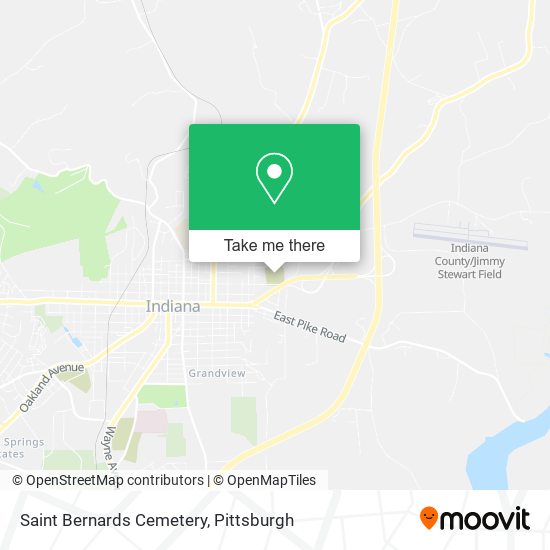 Mapa de Saint Bernards Cemetery