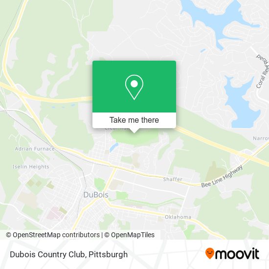 Mapa de Dubois Country Club