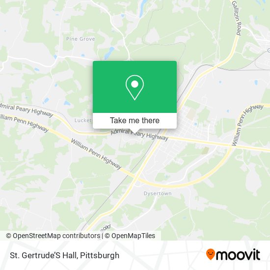 St. Gertrude’S Hall map