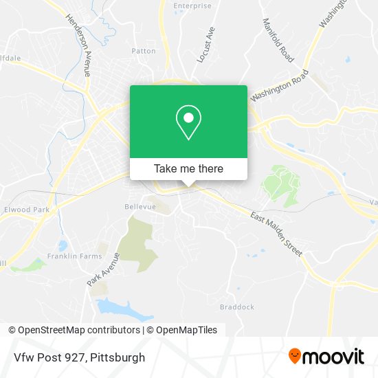 Mapa de Vfw Post 927