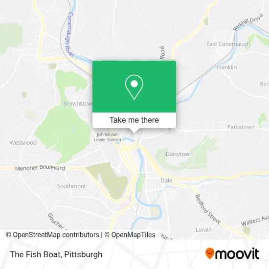 The Fish Boat map