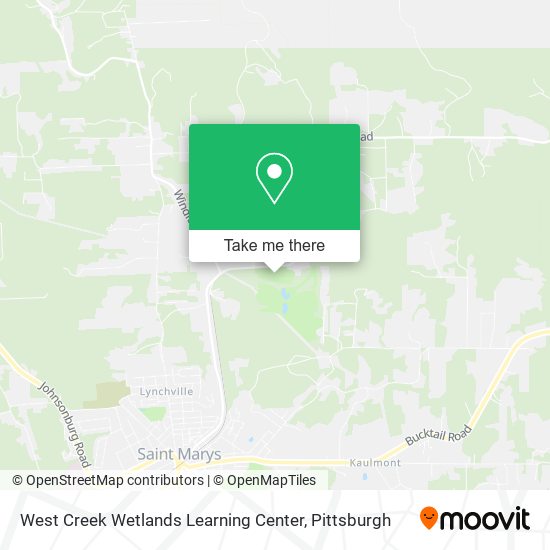 Mapa de West Creek Wetlands Learning Center