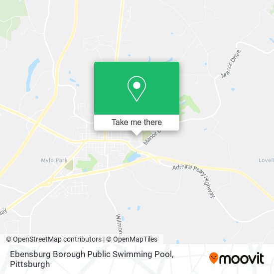 Mapa de Ebensburg Borough Public Swimming Pool