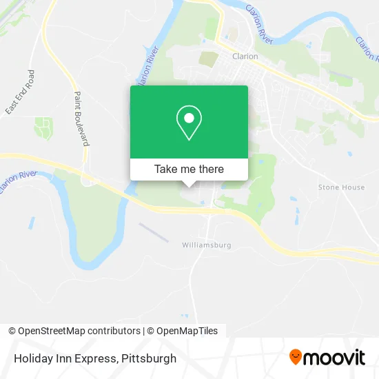 Holiday Inn Express map