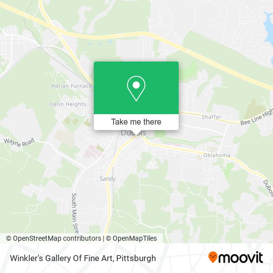 Winkler's Gallery Of Fine Art map