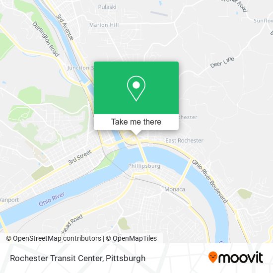 Rochester Transit Center map