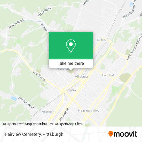 Fairview Cemetery map