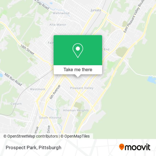 Mapa de Prospect Park