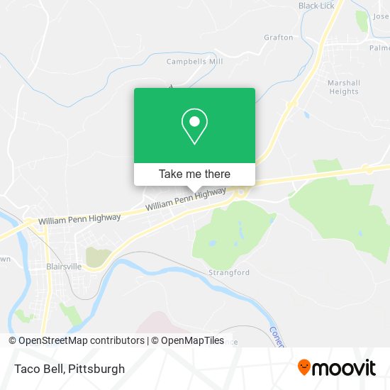 Taco Bell map