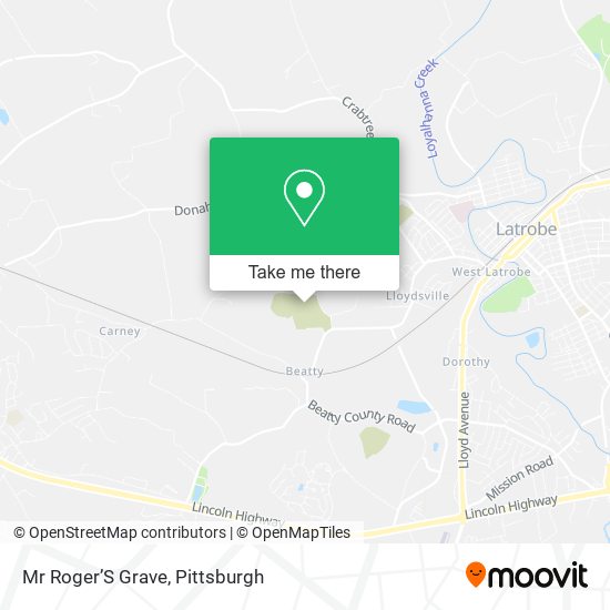 Mr Roger’S Grave map