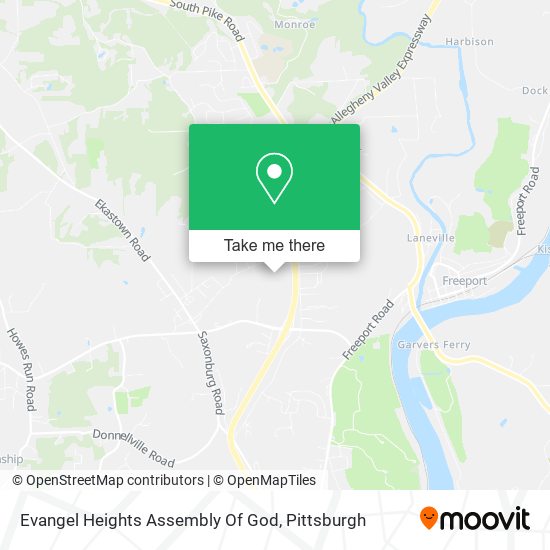 Mapa de Evangel Heights Assembly Of God