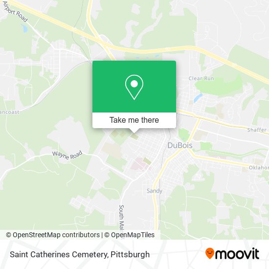 Saint Catherines Cemetery map
