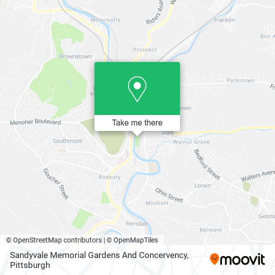 Mapa de Sandyvale Memorial Gardens And Concervency