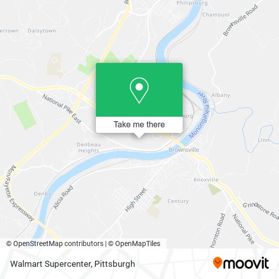 Walmart Supercenter map