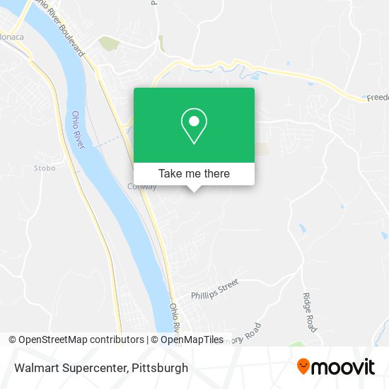 Walmart Supercenter map
