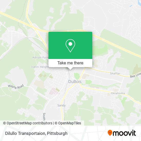 Dilullo Transportaion map