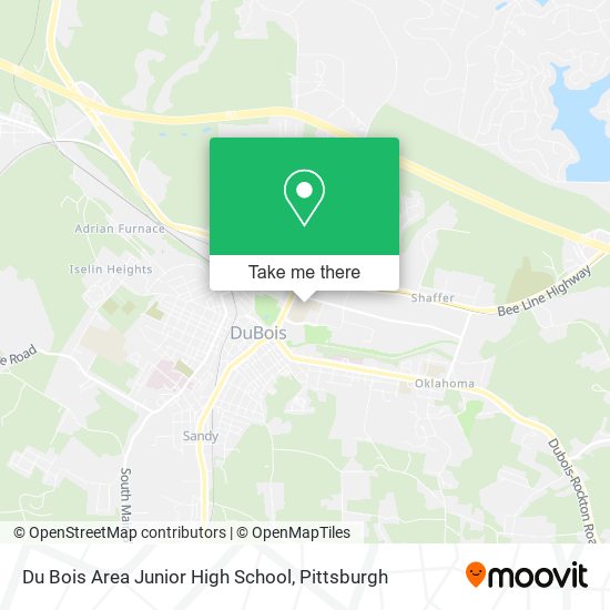 Mapa de Du Bois Area Junior High School