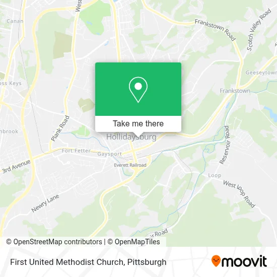 First United Methodist Church map