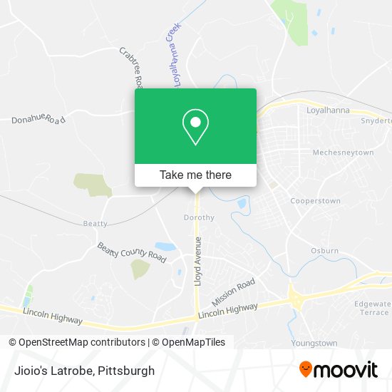 Mapa de Jioio's Latrobe
