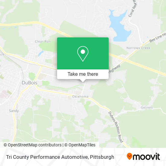 Tri County Performance Automotive map