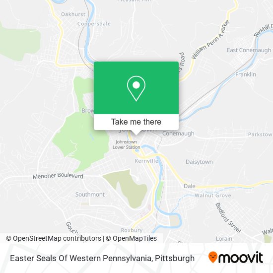 Mapa de Easter Seals Of Western Pennsylvania