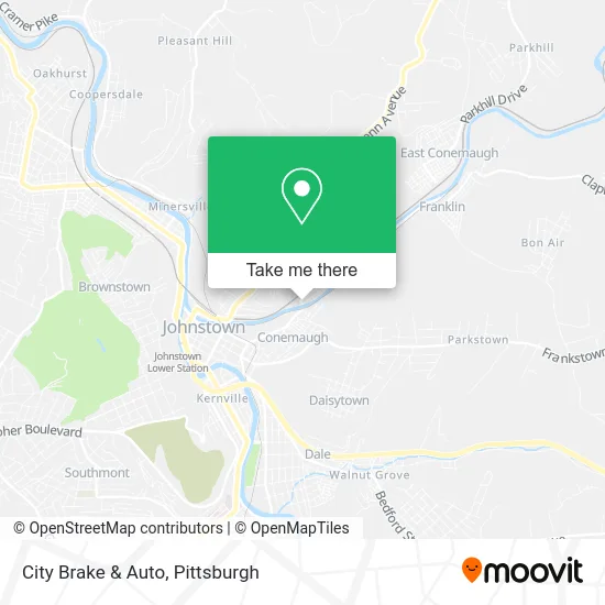 City Brake & Auto map