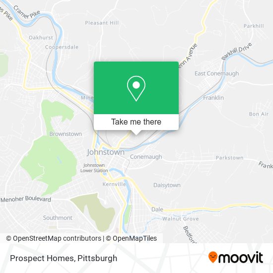 Prospect Homes map