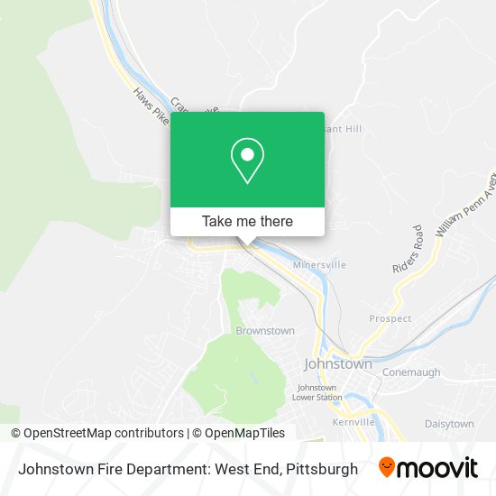 Johnstown Fire Department: West End map