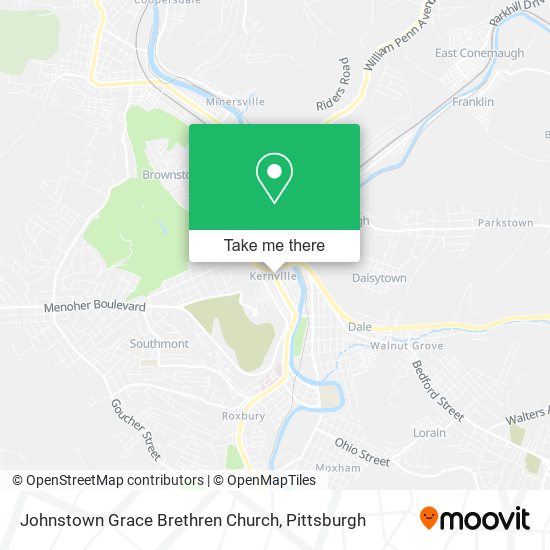 Johnstown Grace Brethren Church map