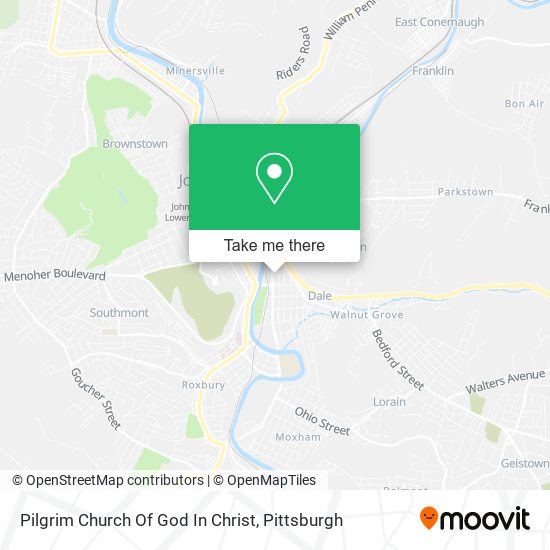 Pilgrim Church Of God In Christ map