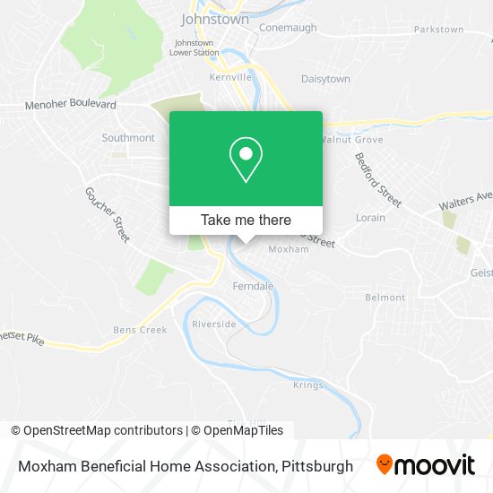 Moxham Beneficial Home Association map