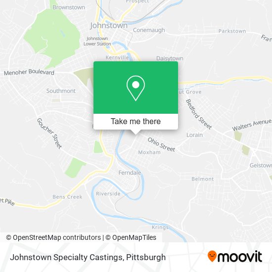Johnstown Specialty Castings map
