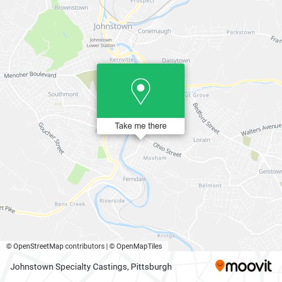 Mapa de Johnstown Specialty Castings