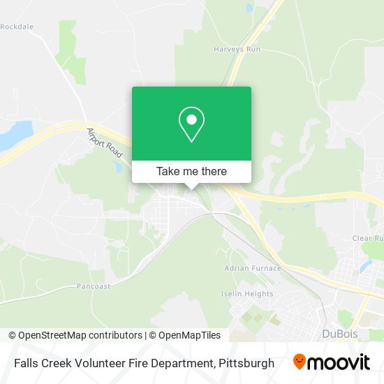 Mapa de Falls Creek Volunteer Fire Department